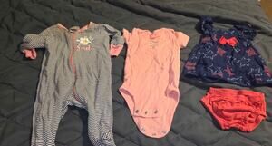 4-Piece Baby Girl Clothing Lot size 0-3m